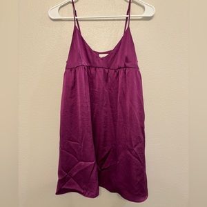 Aritzia Wilfred Lover Satin Mini Dress